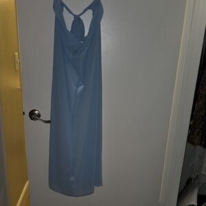 SHEIN Light Blue Chemise